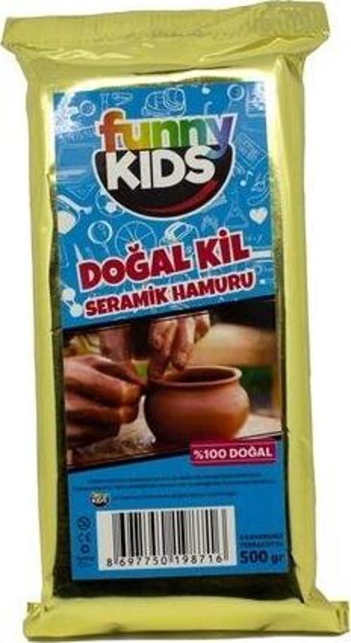 Funny Kids Doğal Seramik Hamuru 500gr. Terracotta