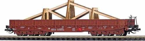 Maket Model Vagon / Ahşap Çatı Yüklü 1/120 TT N:31175