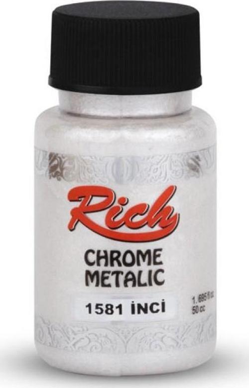 Chrome Metalik Boya 50cc - 1581 İnci