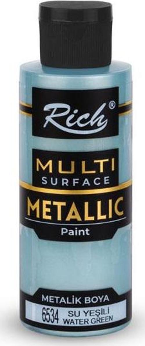 Multi Surface Metalik Akrilik Boya 120 cc. - Su Yeşili 6534