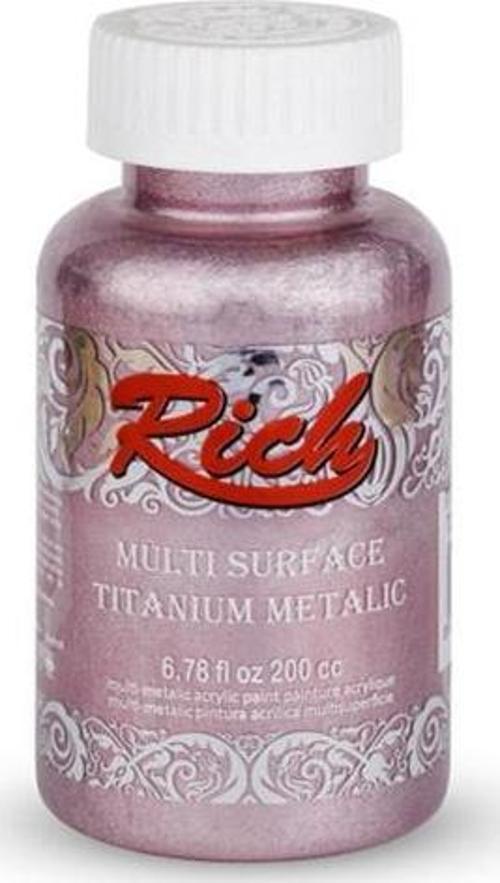 Multi Surface Titanium Metalic Akrilik Boya 200cc N:2556 Toz Pembe