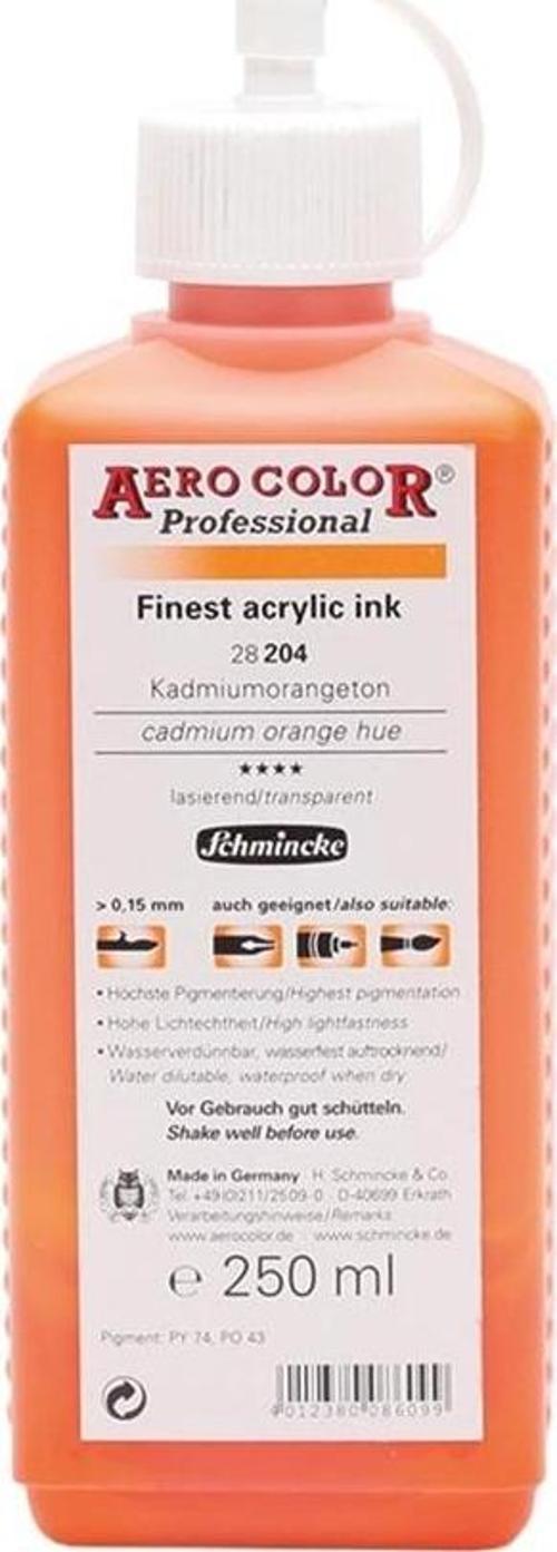 Aero Color Akrilik Mürekkep 250ml 204 Cadmium Orange Hue