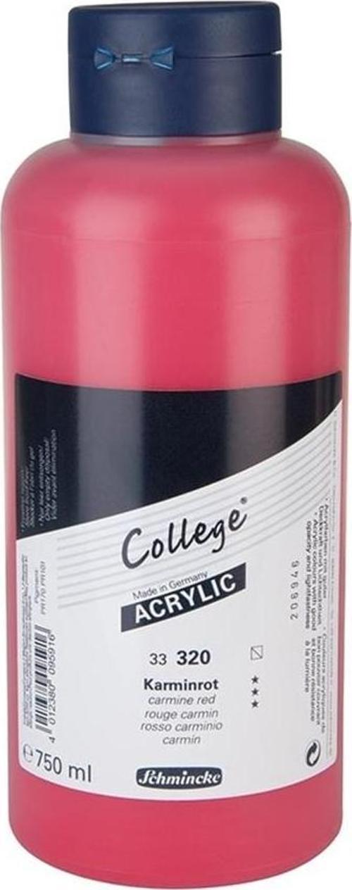 College Akrilik Boya 750ml - 320 Carmine Red