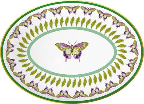 Amazzonia Oval Tabak 31 cm Porselen