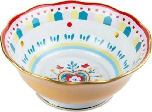 Mamma Mia Turuncu Desenli Kase 26 cm x 11 cm