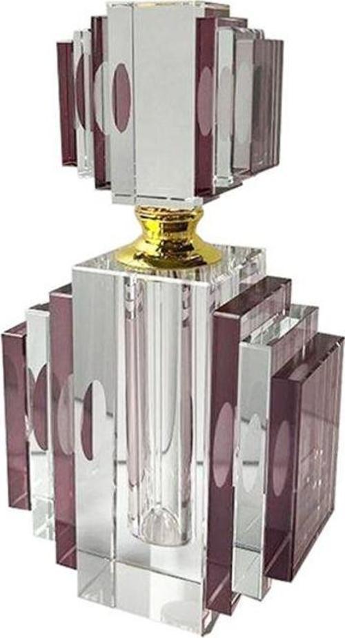 Kristal Bordo Şişe 9x4x17 Cm