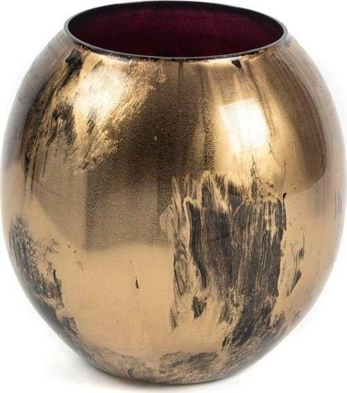 Bronz Cam Vazo 20x21 cm