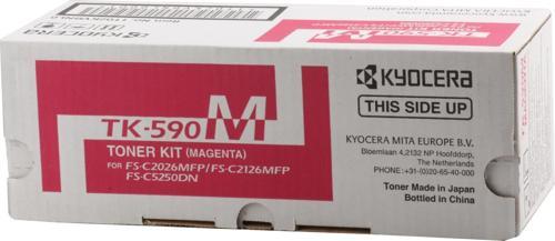 TK-590M Magenta Kırmızı Orjinal Fotokopi Toneri FS-C2016-2026-2126-2526-2626 M6026-6526