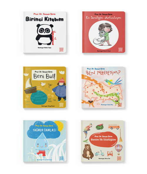 Prof. Dr. Selçuk Şirin Bebek Kitaplığı Seti (6 Kitap)