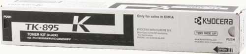TK-895K Black Siyah Orjinal Fotokopi Toneri FS-C8020-8025-8520-8525 12.000 Sayfa