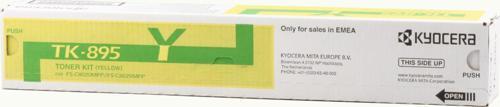 TK-895Y Yellow Sarı Orjinal Fotokopi Toneri FS-C8020-8025-8520-8525 6.000 Sayfa