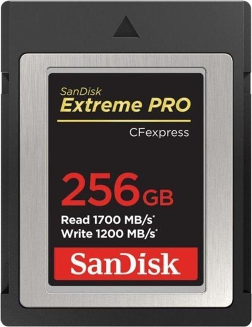 256 Gb Cfexpress Kart Ext Pro Sandısk Sdcfe-256G-Gn4In 1700/1100 Mb/S
