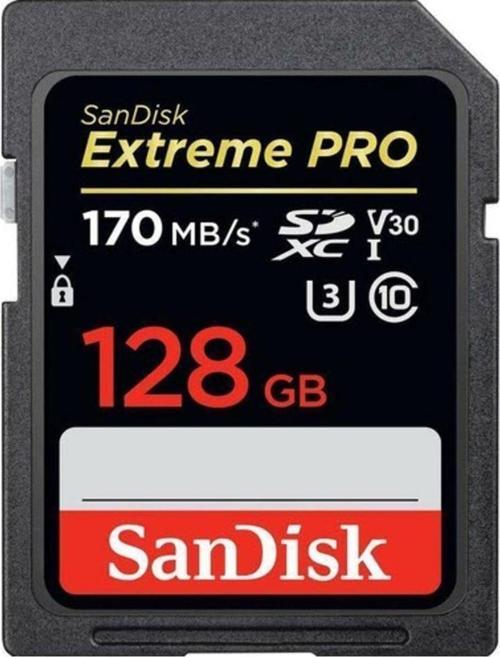Extreme Pro 128Gb 170Mb/S V30 Uhs-I U3 Sdsdxxy-128G-Gn4In Sdxc Hafıza Kartı
