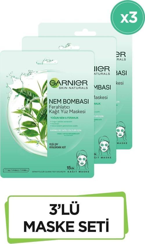 Nem Bombası Ferahlatıcı Kağıt Maske 28Gr 3'lü