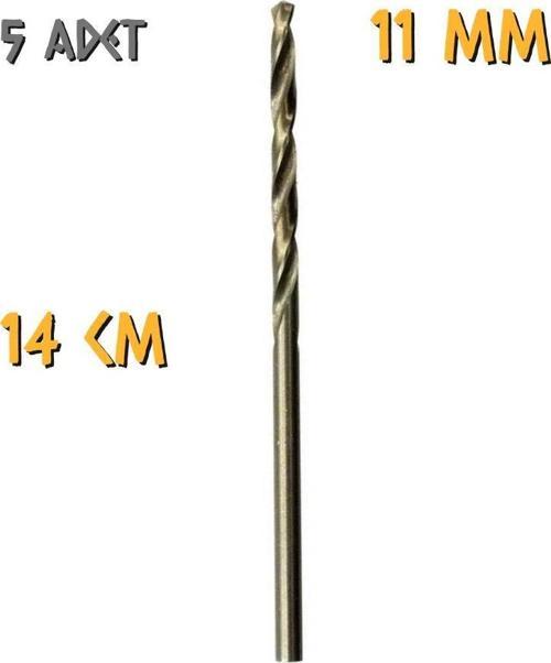 Tyson Metal Ahşap Delici HSS Matkap Ucu 11.0 mm. - 5 Adet