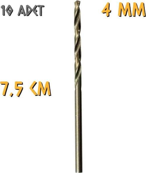 Tyson Metal Ahşap Delici HSS Matkap Ucu 4.0 mm. - 10 Adet
