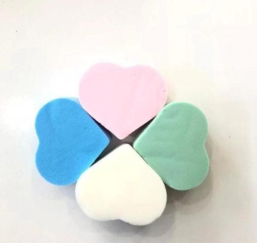 4'lü Kalp Dilimi Makyaj Süngeri