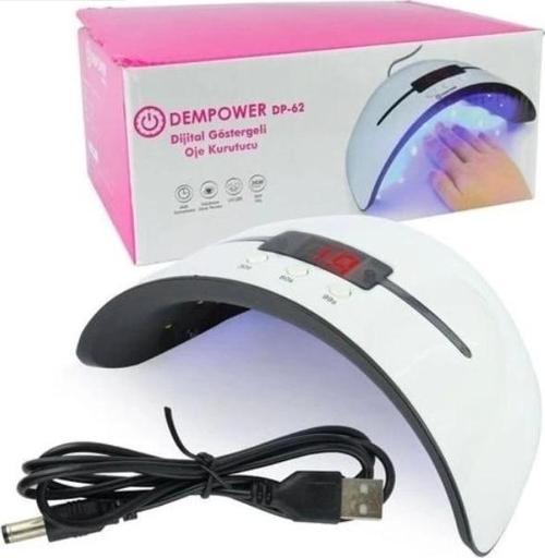 Ledli Profesyonel Taşınabilir Etkili Ve Tasarımlı Dijital Göstergeli Oje Kurutucu