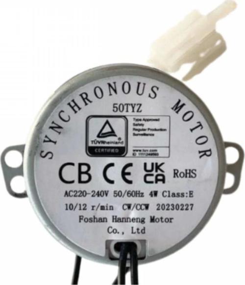 50 Tyz 10/12 Rpm Kuluçka Motoru Viyol Çevirme