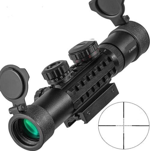 C3-9x26eg Raylı Çift Işıklı Tüfek Dürbünü 11mm/22mm