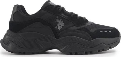 U.S.POLO ASSN YOTA 4PR SİYAH GRİ COMFORT CASUAL ANATOMİK SPOR AYAKKABISI