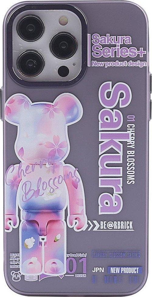 Apple iPhone 13 Pro Kılıf Soft ve Pastel Renkli Desenli Silikon Prada Kapak