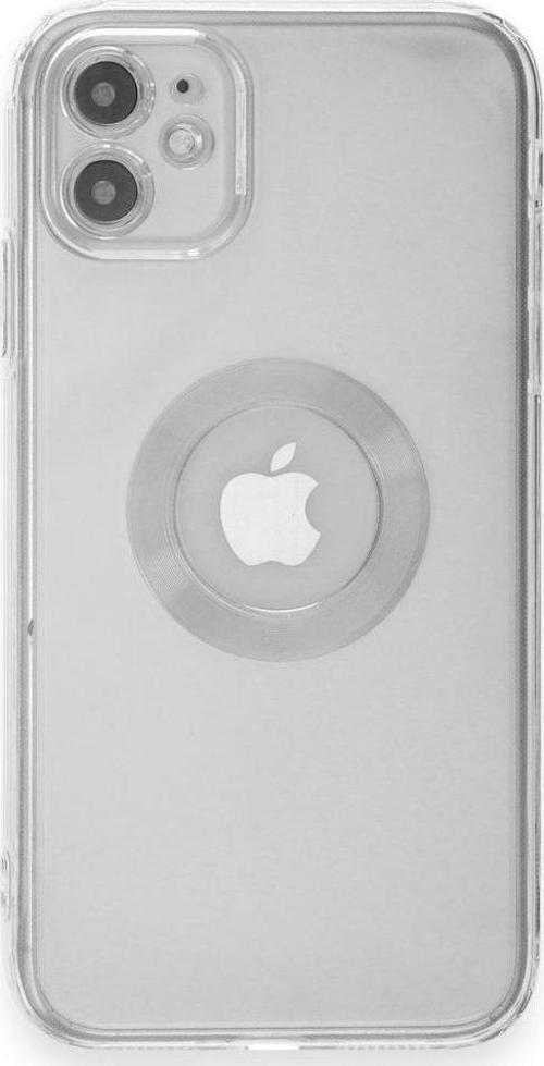 Apple iPhone 11 Kılıf Kamera Korumalı Logo Gösteren Köşeleri Airbag Silikon Santa Lens Kapak