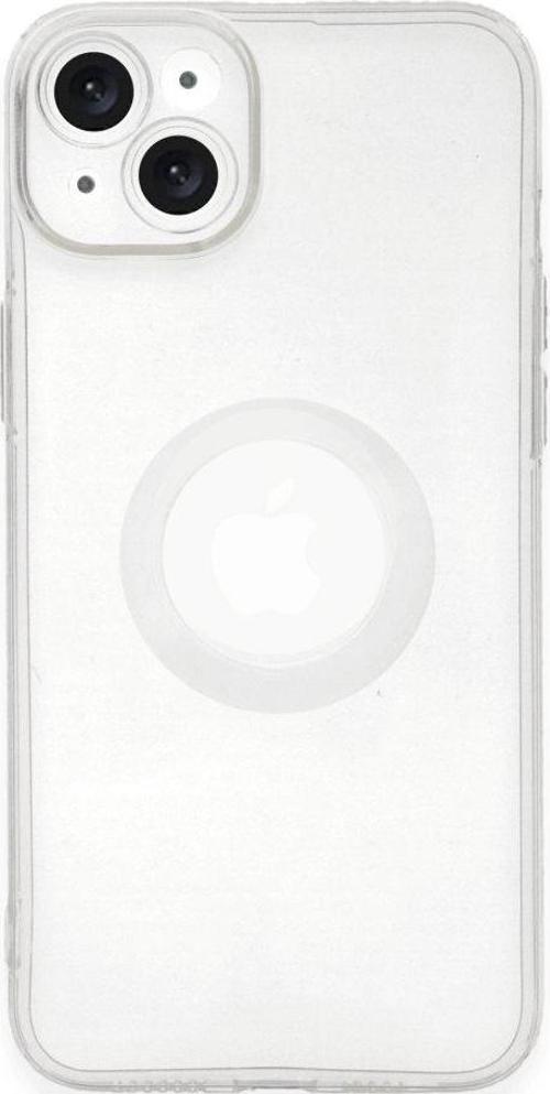 Apple iPhone 14 Plus Kılıf Kamera Korumalı Logo Gösteren Köşeleri Airbag Silikon Santa Lens Kapak