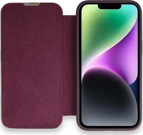Apple iPhone 14 Kılıf Dışı Deri İçi Süet Darbe ve Çizilmelere Ekstra Korunaklı Dolpin Kapak