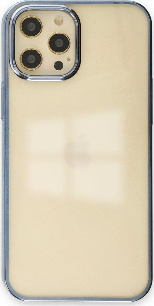 Apple iPhone 13 Pro Kılıf Kenar Çerçeve Sert p.c Lens Koruma Çerçeveli Element Kapak