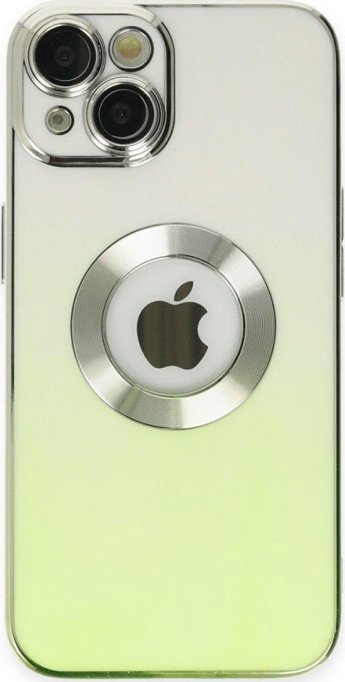 Apple iPhone 14 Kılıf Kamera Korumalı Logo Gösteren Silikon Best Kapak