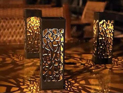 Dekoratif Solar Güneş Enerjili Bahçe Aydınlatması Yürüyüş Yolu Seti ( 8 Adet )