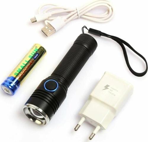 Powerdex Pd-6007 Şarjlı Zoomlu El Feneri