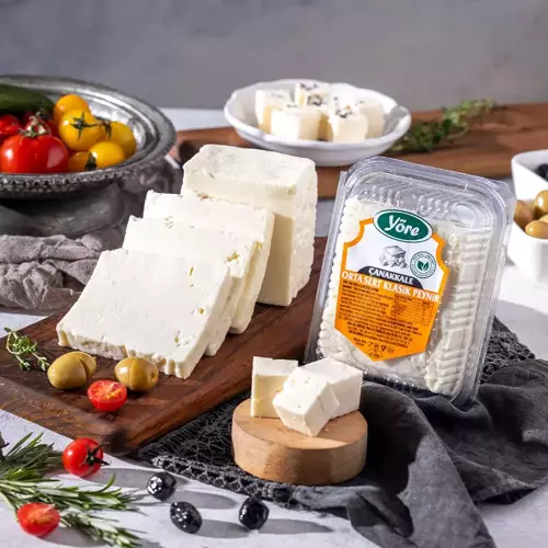 Yöre Çanakkale Klasik Tam Yağlı Orta Sert Inek Beyaz Peynir 3 X 300 Gr