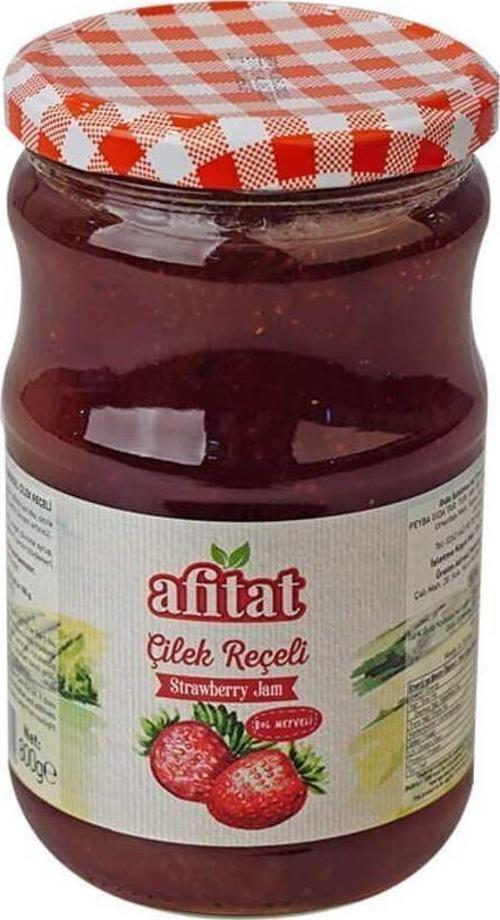 Afitat Çilek Reçeli 2 X 800 Gr