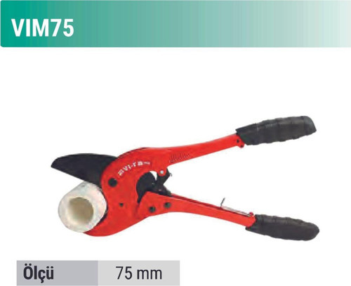 Plastik Boru Makası 75Mm Vım75