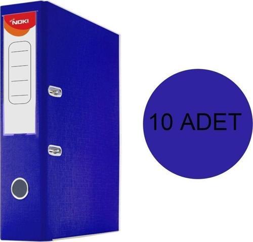 Çıtalı Plastik Geniş Klasör 10'Lu Kutu Mavi