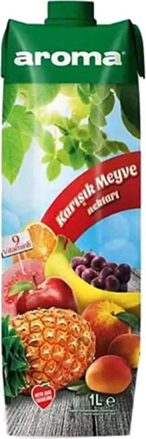 Tetra Prizma Karışık Meyve Suyu 1 Lt x 12 Adet