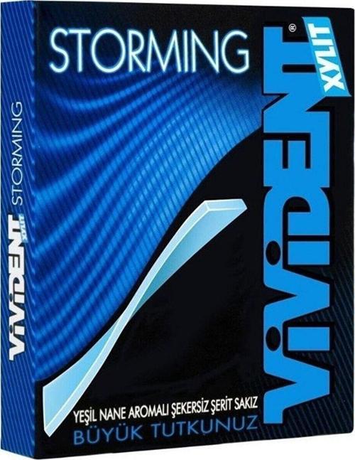 Storming Yeşil Nane Aromalı Sakız 18 X 33 G