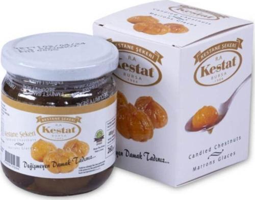 Bütün Kestane Şekeri Cam Kavanoz 250 Gram