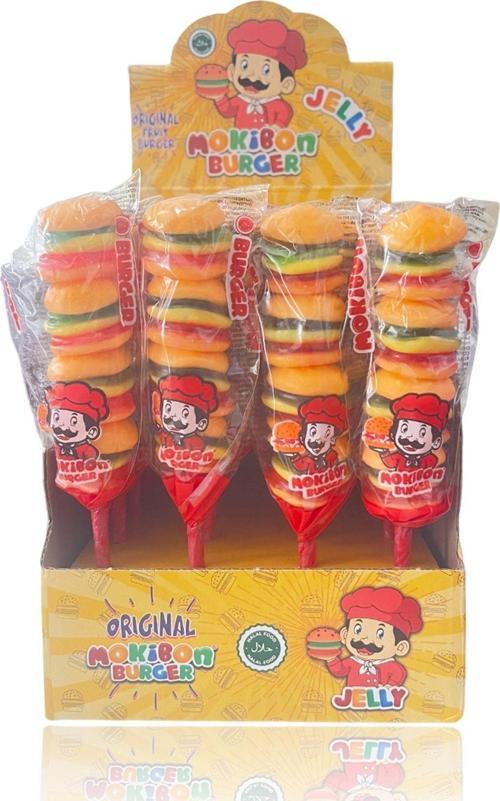 Mokinon Burger Jelibon Şekerleme 35Gr 24'Lü