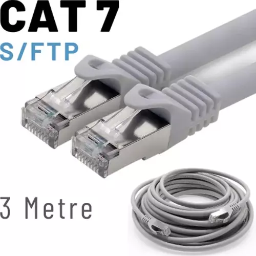 3 Metre CAT7 Kablo S/FTP LSZH Ethernet Network Lan Ağ Kablosu