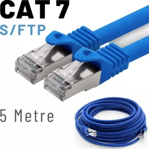 5 Metre CAT7 Kablo S/FTP LSZH Ethernet Network Lan Ağ Kablosu