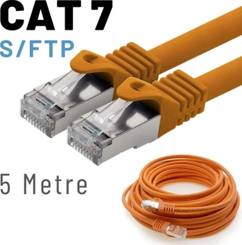 5 Metre CAT7 Kablo S/FTP LSZH Ethernet Network Lan Ağ Kablosu