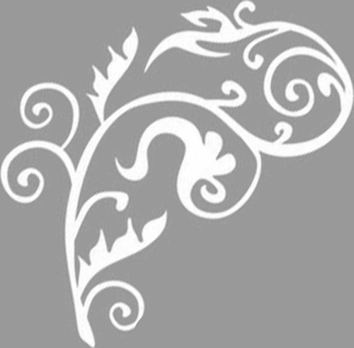 Damask Dal Stencil Boyama şablonu 30x30 cm, Duvar Stencil, Fayans Stencil, Mobilya Stencil