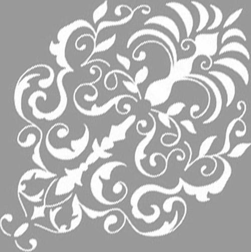 Damask Desen Stencil Boyama şablonu 30x30 cm, Duvar Stencil, Fayans Stencil, Mobilya Stencil