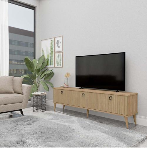 1372 Lexus 180 Cm (AHŞAP AYAKLI) Tv Ünitesi Sepet - Yunus