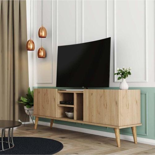 1532 CARMEN 150 CM (AHŞAP AYAKLI) TV ÜNİTESİ SEPET