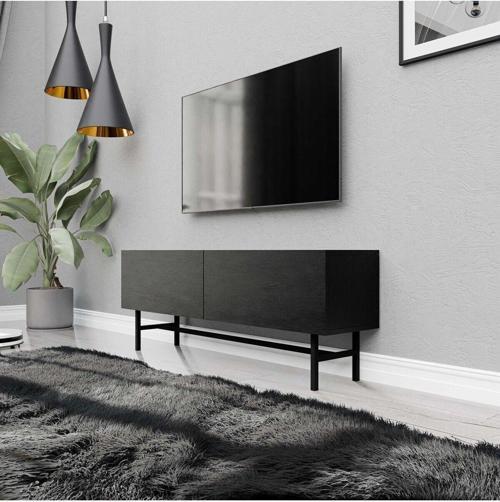 4000 FELIX 138 CM (METAL AYAKLI) TV ÜNİTESİ SİYAH