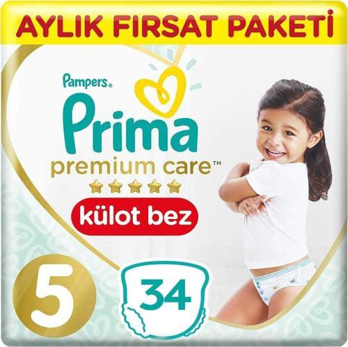 Premium Care Bebek Külot Bezi 5 Beden 34 Adet